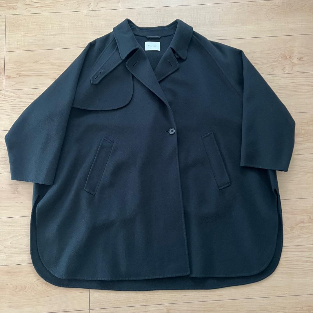 Beauty & Youth リバー ポンチョ コート Dark Green M