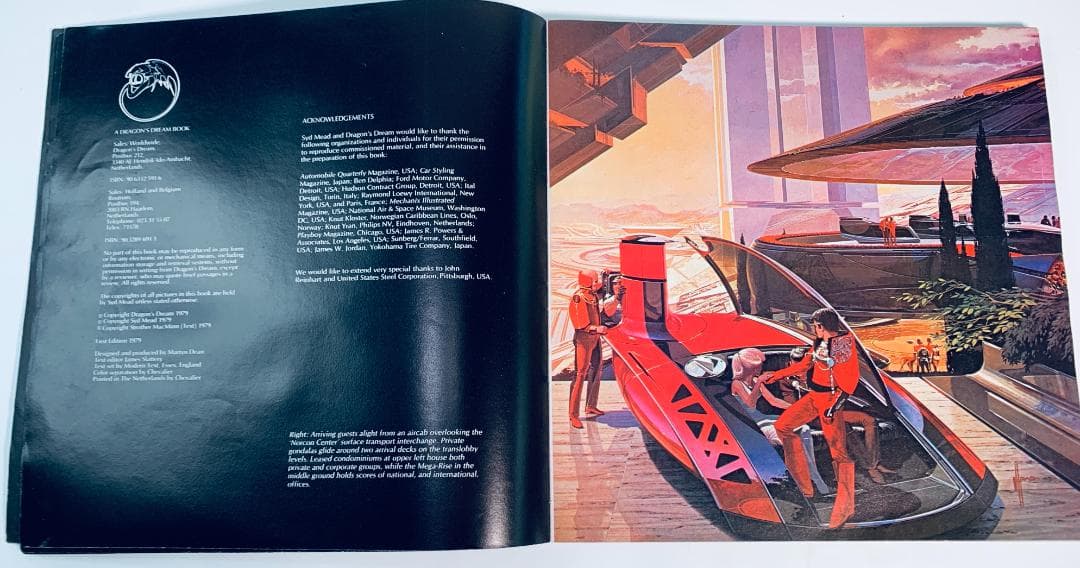 シド・ミード『Sentinel』◆超激レア1979年！