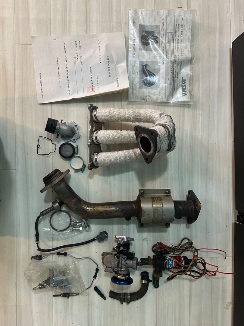DESERT EAGLE 排気系パーツまとめ売り JASMA認定書類付き 現状品