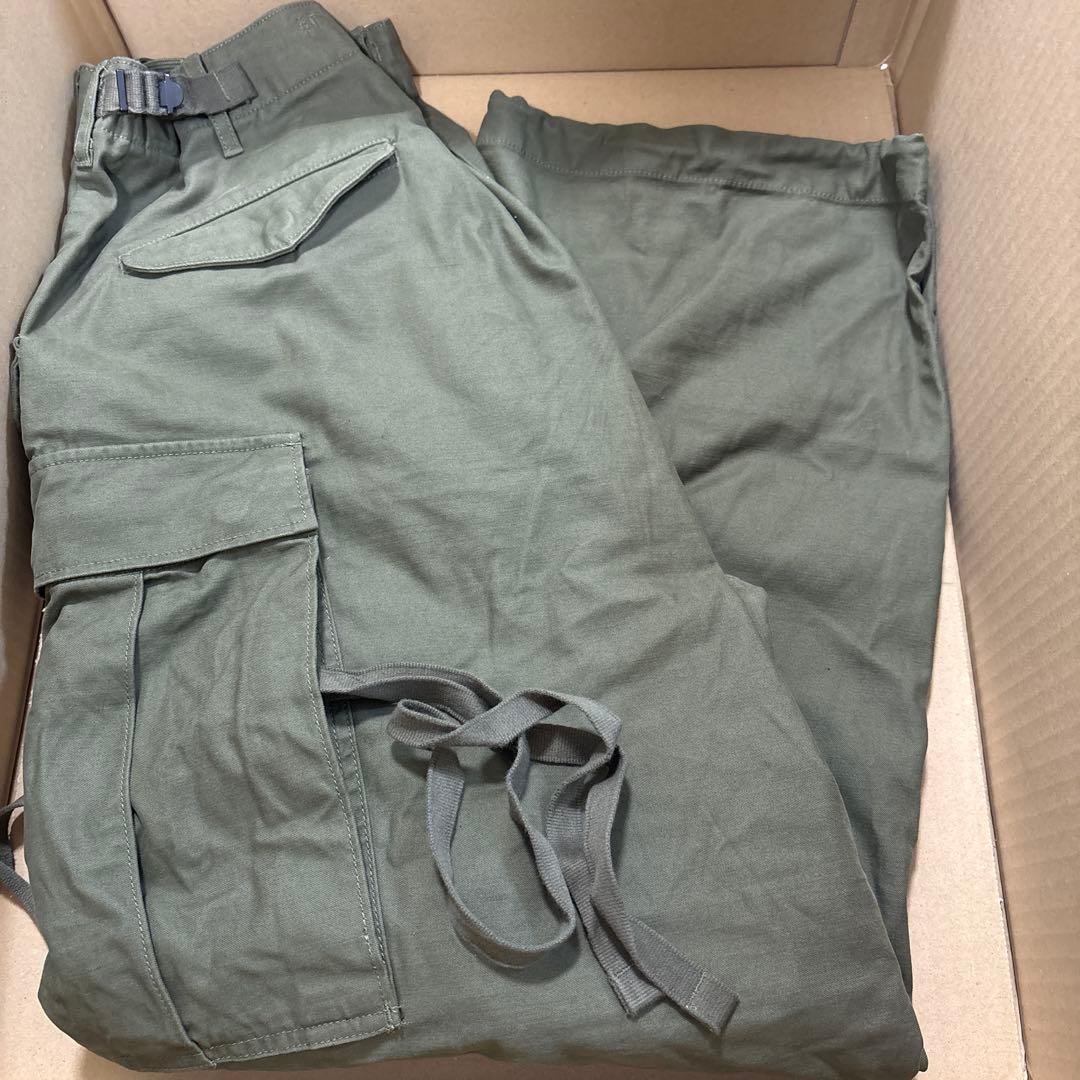 WAIPER.inc 米軍 M-65 フィールドカーゴパンツ M/S オリーブ