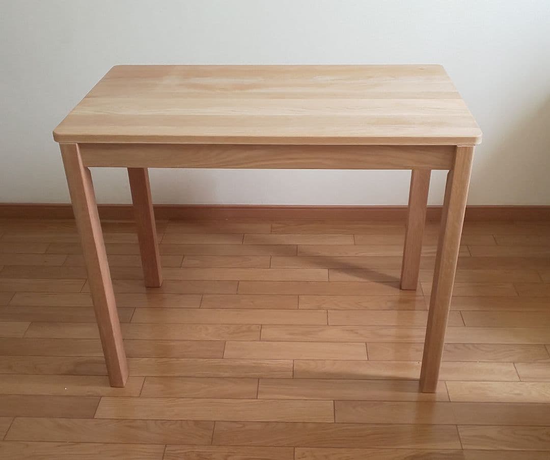 木製長方形テーブル ナチュラルウッド