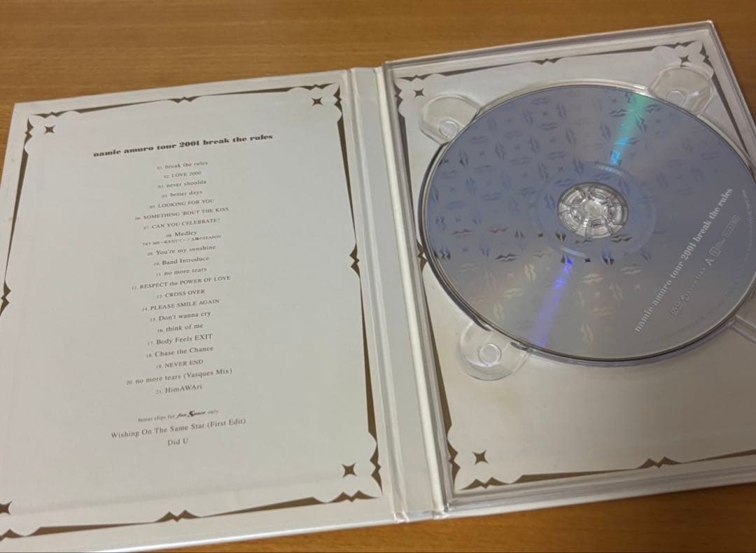 特*︎様 安室奈美恵 tour 2001 break the rules FC限