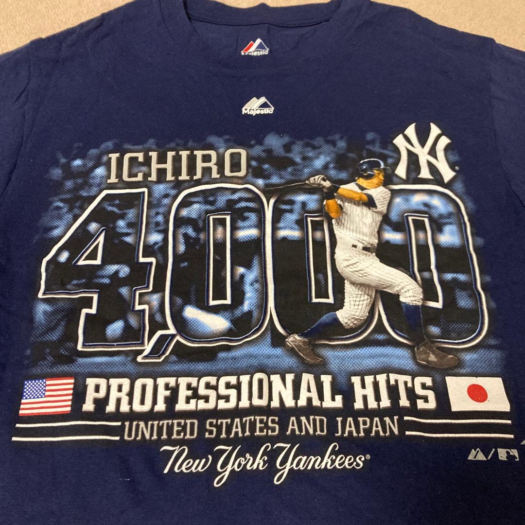 【未使用】イチロー 4000本安打記念Ｔシャツ【祝！殿堂入り】