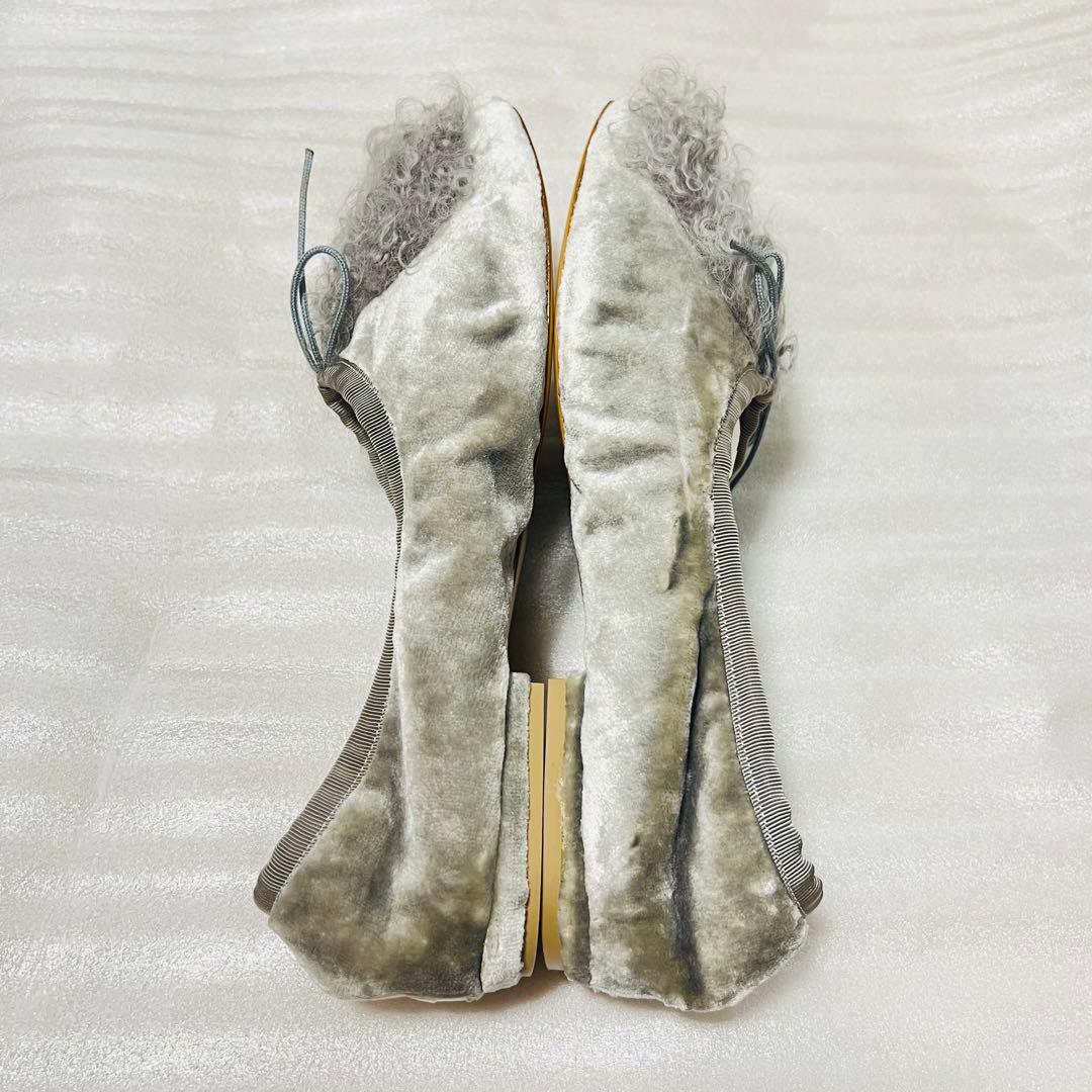 PIPPICHIC ファー付きフラットシューズ 38