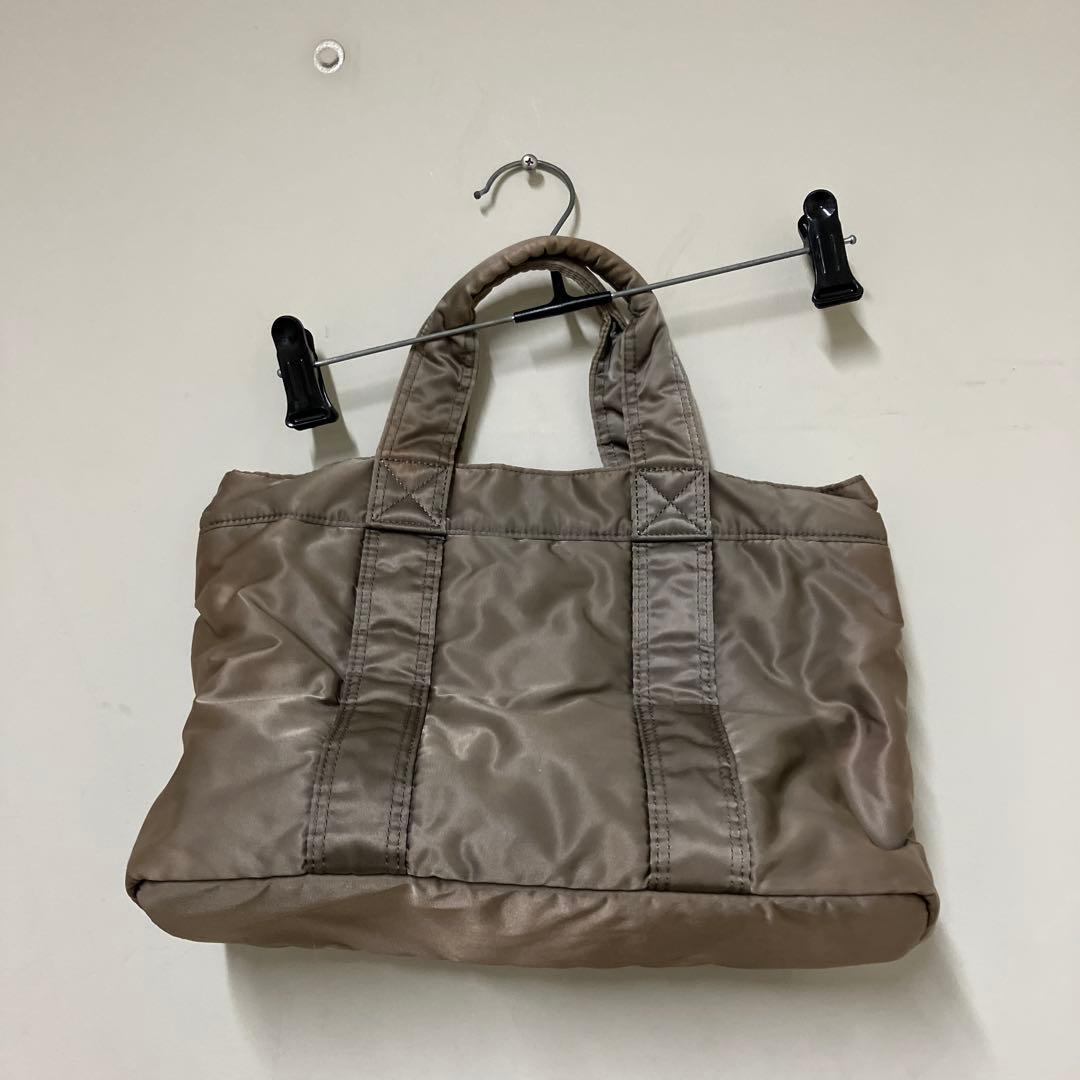 ポーター　タンカー トートバッグ　シルバー　変色あり