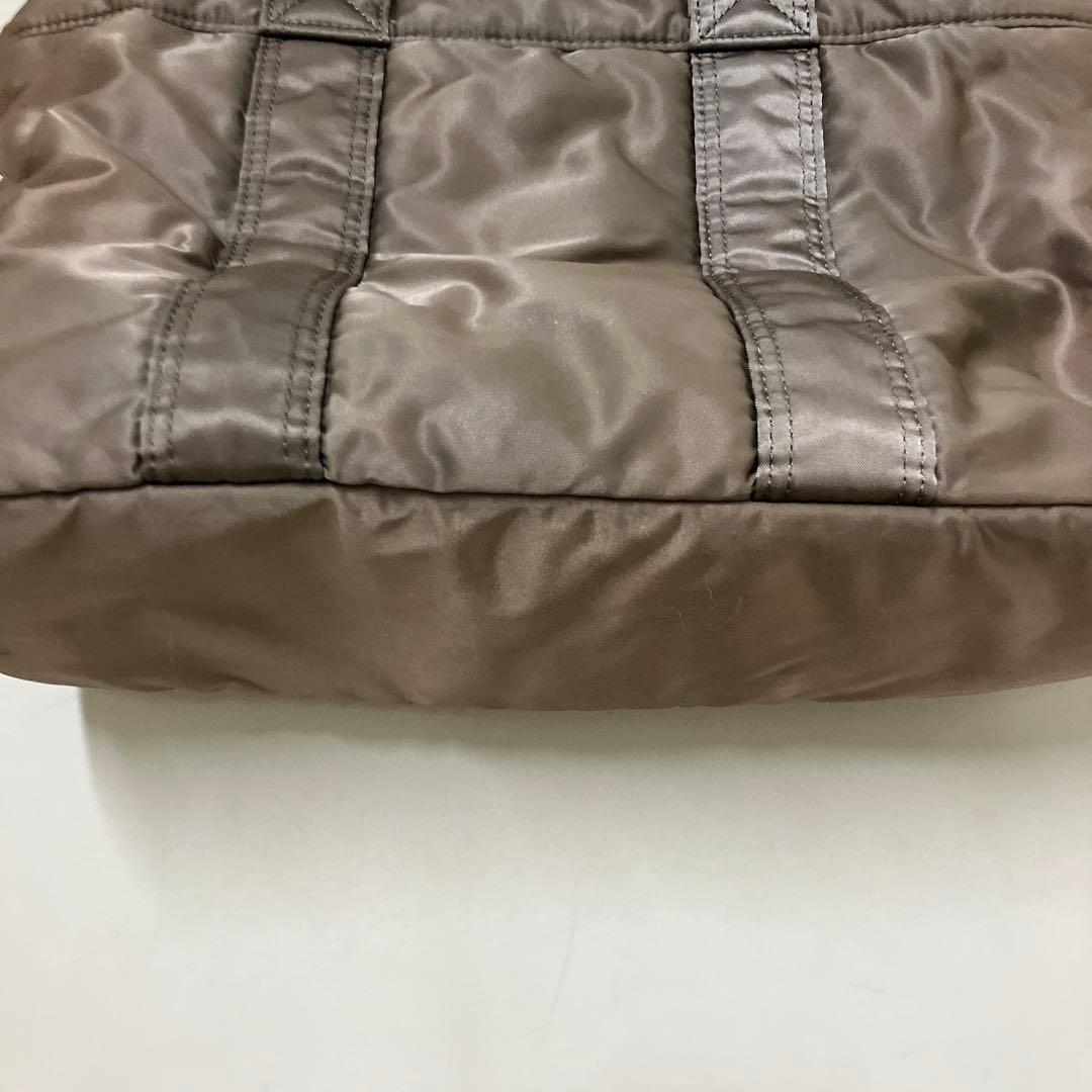 ポーター　タンカー トートバッグ　シルバー　変色あり