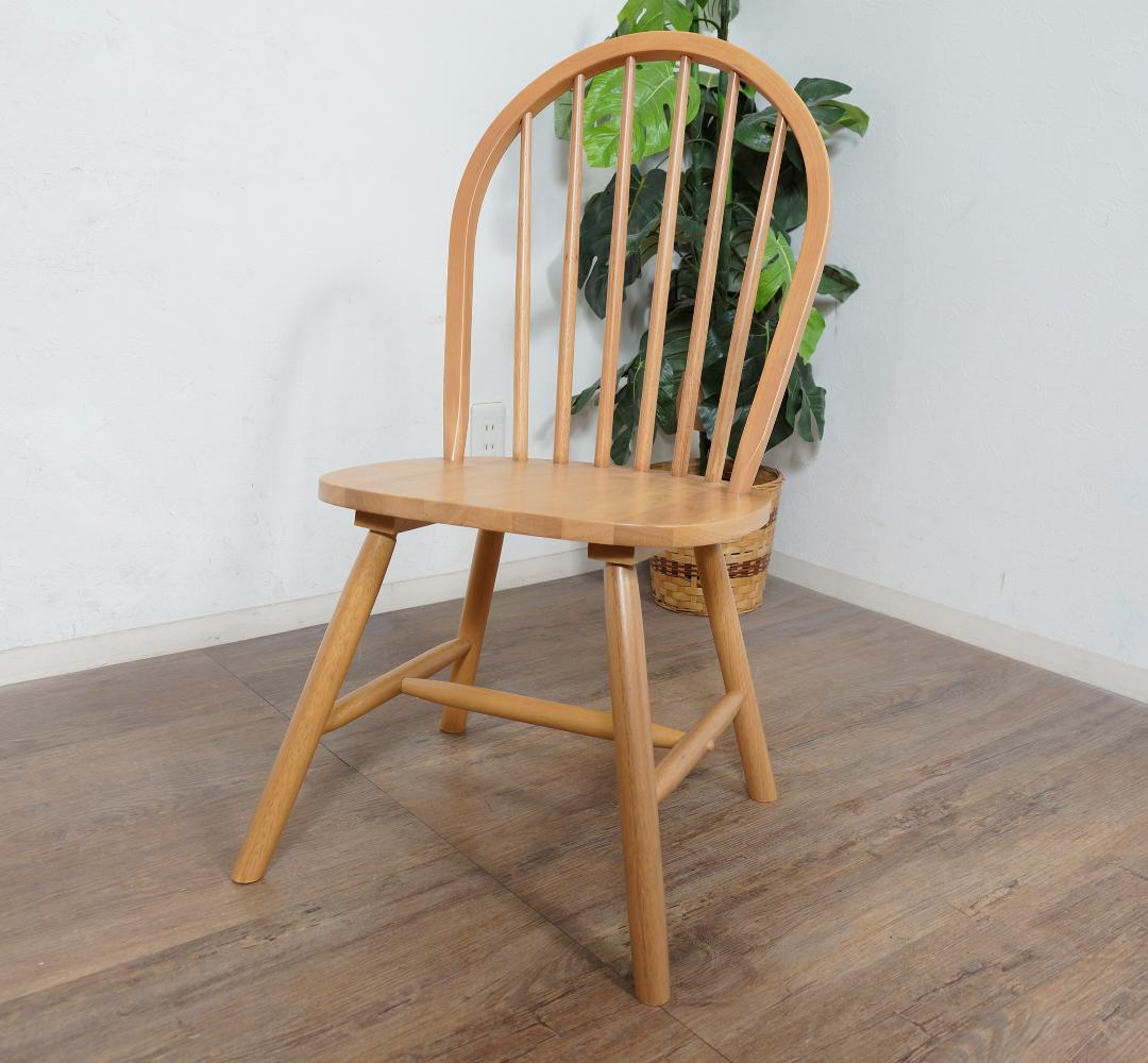 Pangrum ダイニングチェアー　ウィンザーチェア 背部丸型 2脚セット