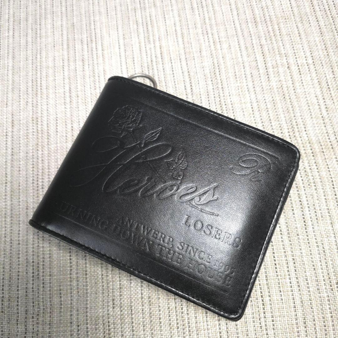 未使用　Raf Simons　ラフシモンズ　二つ折り財布　財布　レザー　ブラック