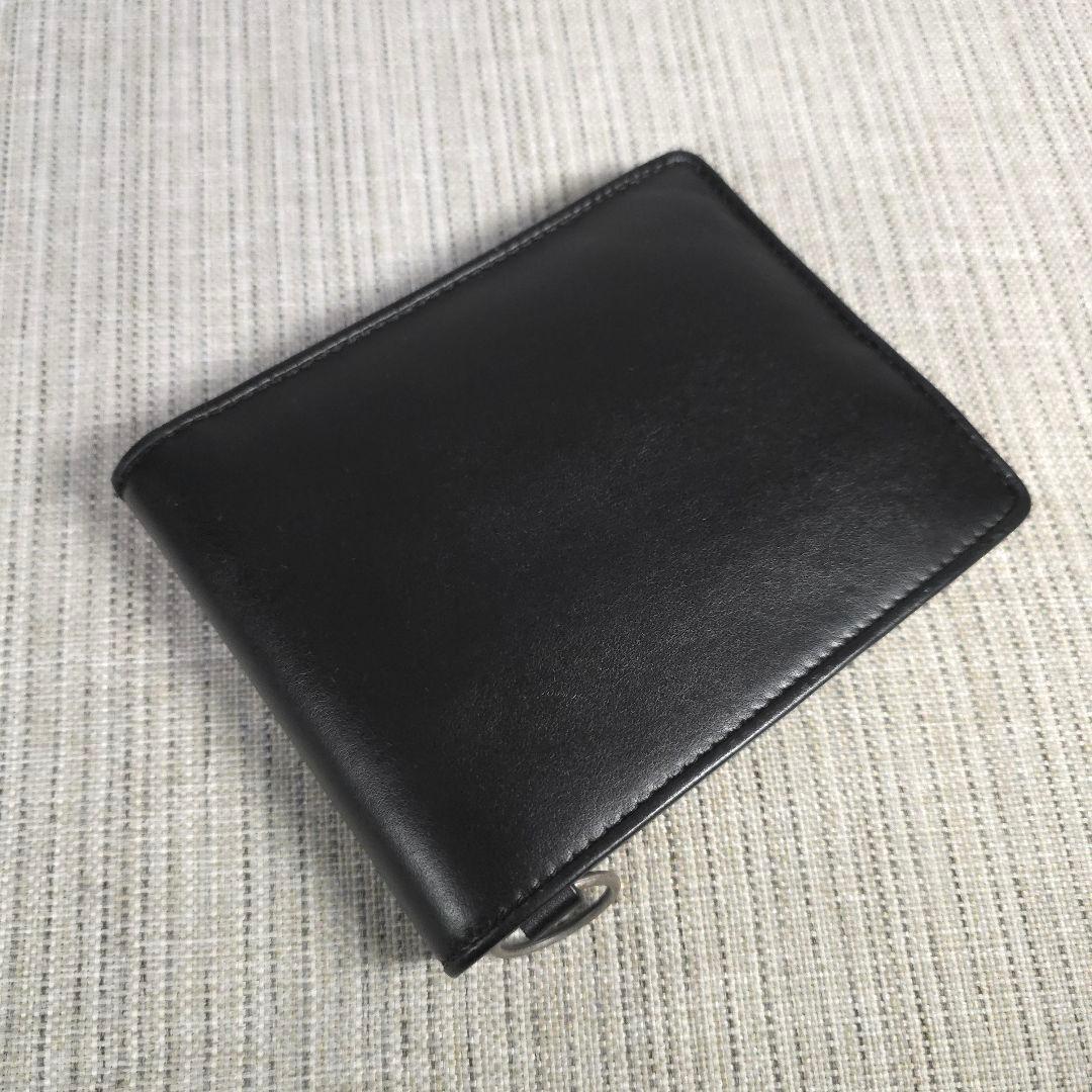 未使用　Raf Simons　ラフシモンズ　二つ折り財布　財布　レザー　ブラック