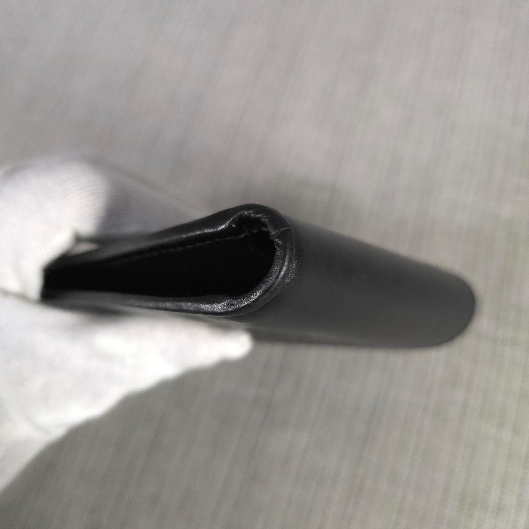 未使用　Raf Simons　ラフシモンズ　二つ折り財布　財布　レザー　ブラック