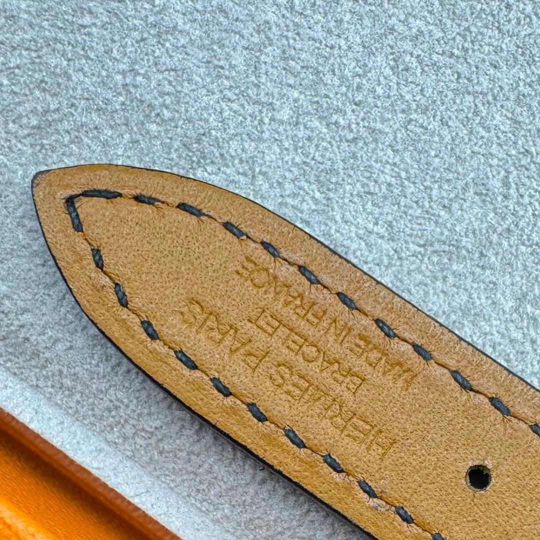 2807 Apple Watch エルメス　ブラック　ドゥブルトゥール　二重