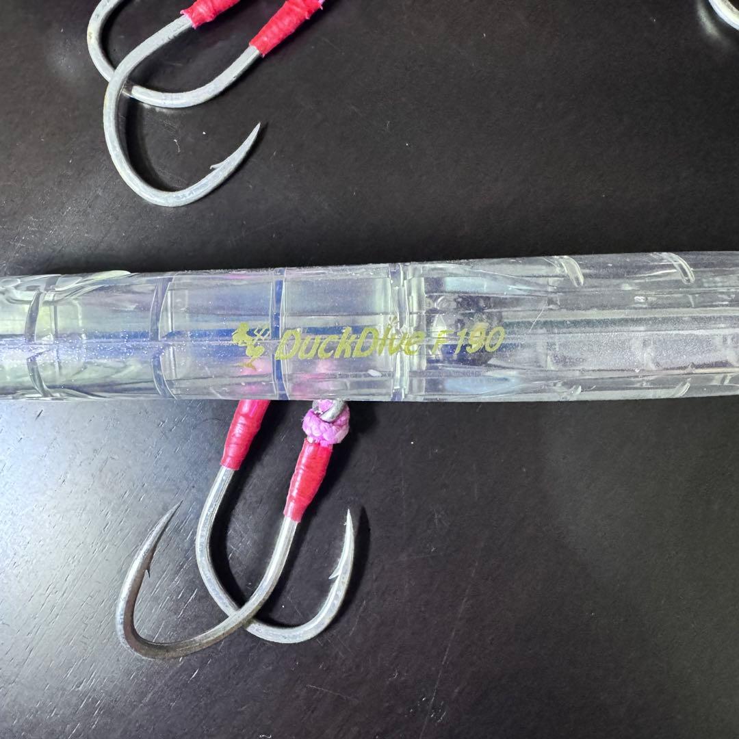 DuckDive F190 ルアー 3本フックセット