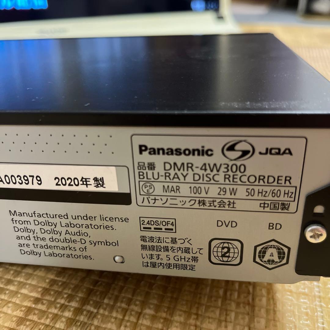 タ*グ様 Panasonic 4Kディーガ DMR-4W300 2020年製
