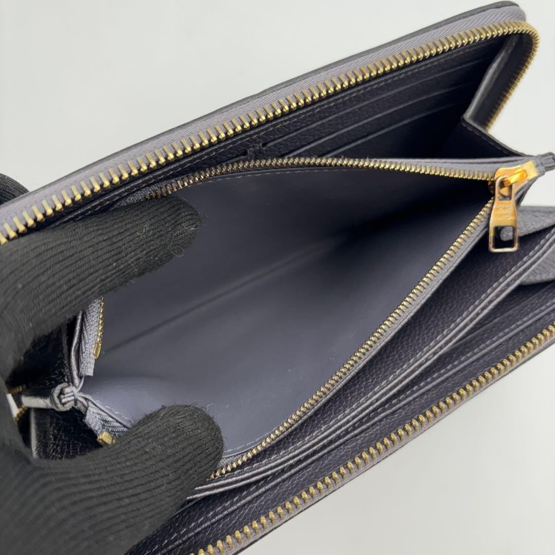 美品 ルイヴィトン ジッピーウォレット メタリックスタッズ アンプラント