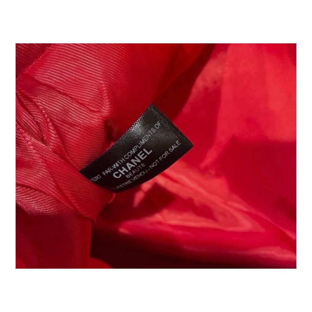 ご*り様 【新品未使用】 CHANEL ツイード 赤 スパンコール トートバッグ