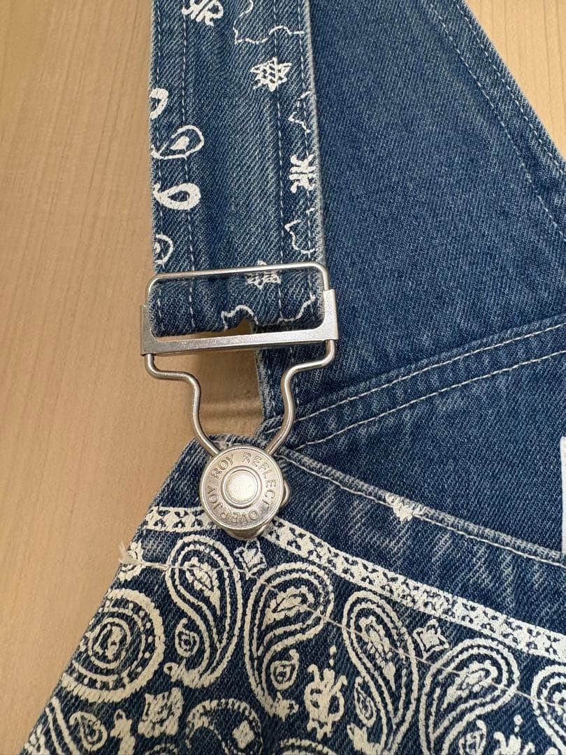 LiSA ROY reflect overjoy 総柄デニムオーバーオール