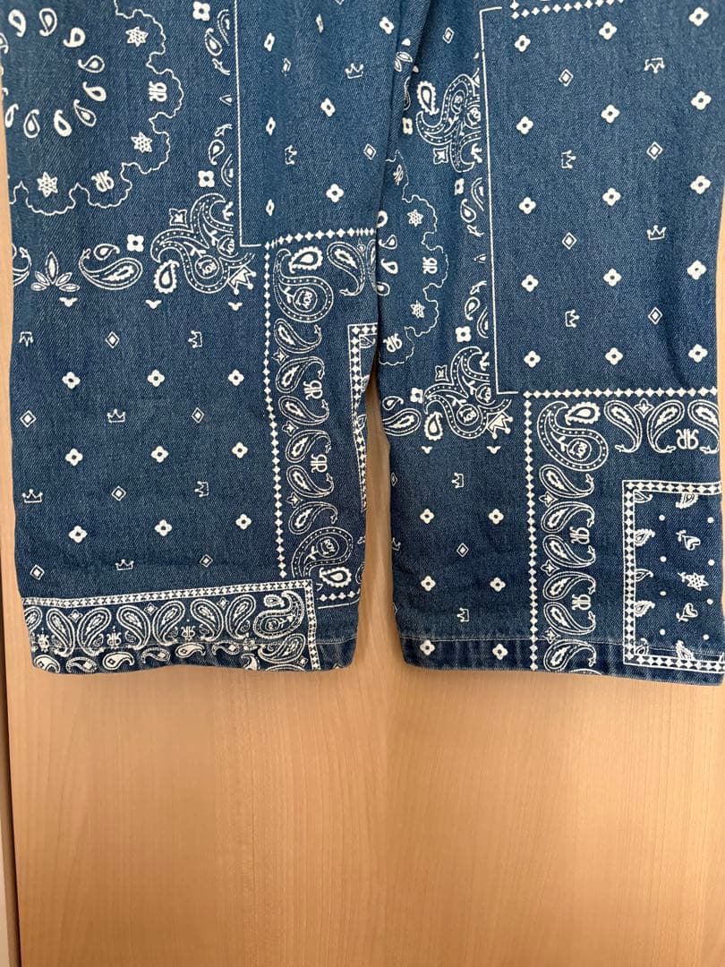 LiSA ROY reflect overjoy 総柄デニムオーバーオール