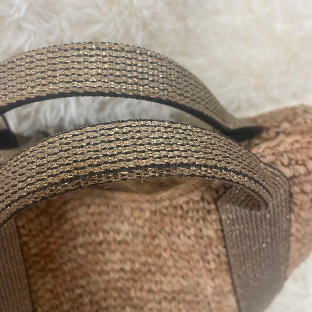 最終価格❣️美品　VIOLAd'ORO ヴィオラドーロ バッグ かごバッグ