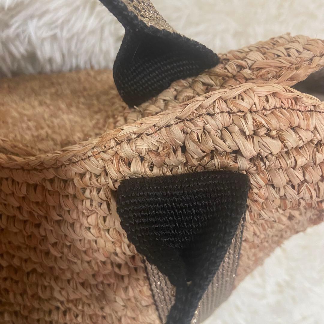 最終価格❣️美品　VIOLAd'ORO ヴィオラドーロ バッグ かごバッグ