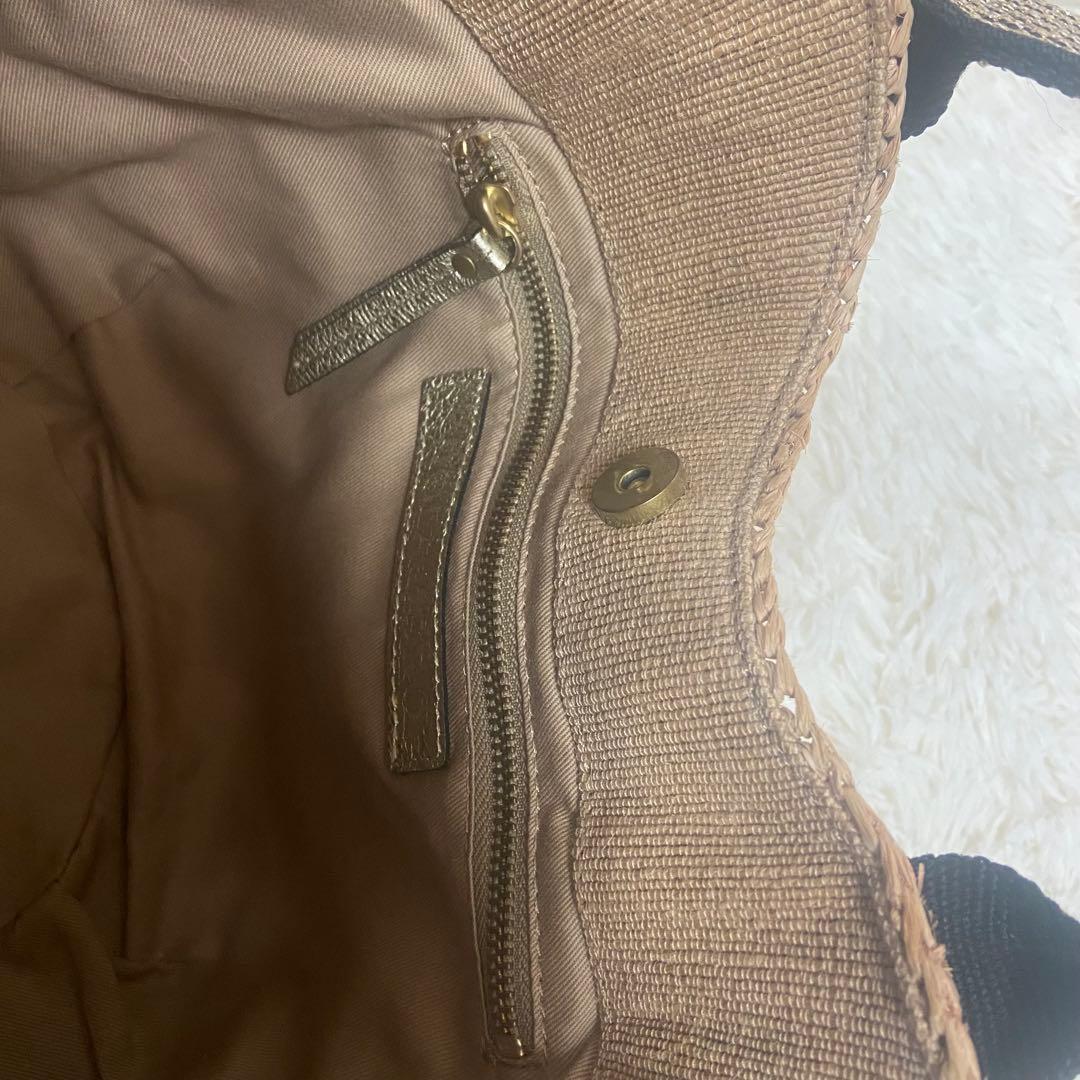 最終価格❣️美品　VIOLAd'ORO ヴィオラドーロ バッグ かごバッグ