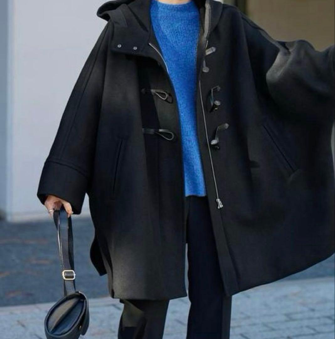 【最終価格です】FRAMeWORKフレームワーク メルトンダッフルポンチョコート