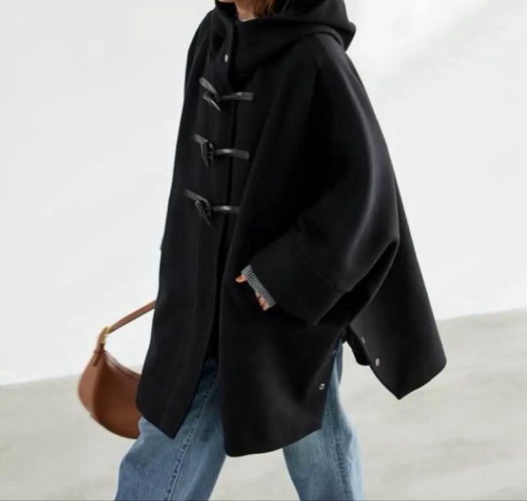 【最終価格です】FRAMeWORKフレームワーク メルトンダッフルポンチョコート