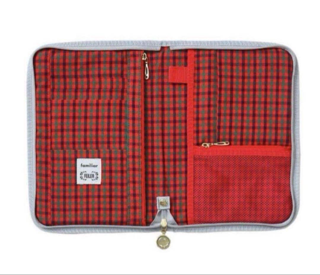 〈FEILER × familiar〉マルチケース　赤