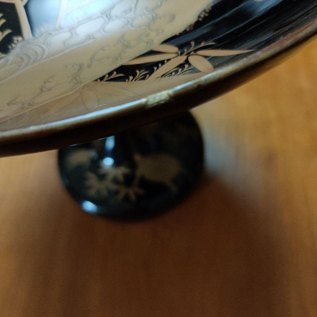 蒔絵高台　高杯