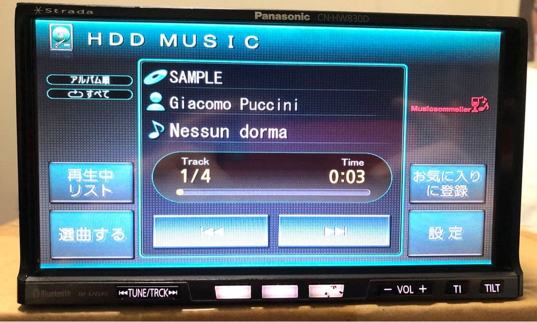 訳あり フルセグ Bluetooth CN-HW830DFA HDDナビ