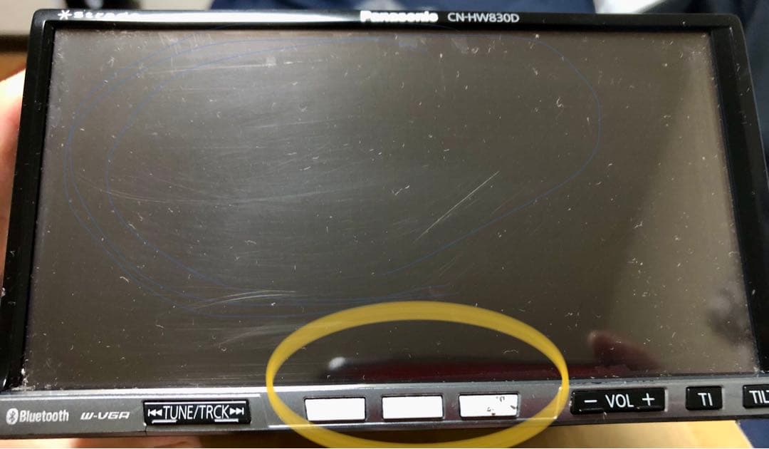 訳あり フルセグ Bluetooth CN-HW830DFA HDDナビ