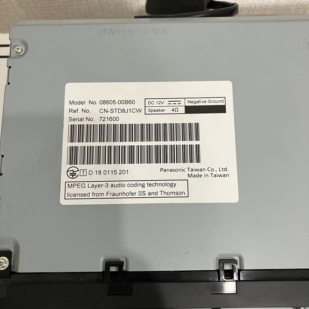 トヨタ純正カーナビ NSCN-W68 50系プリウス後期外し 動作良好 配線付