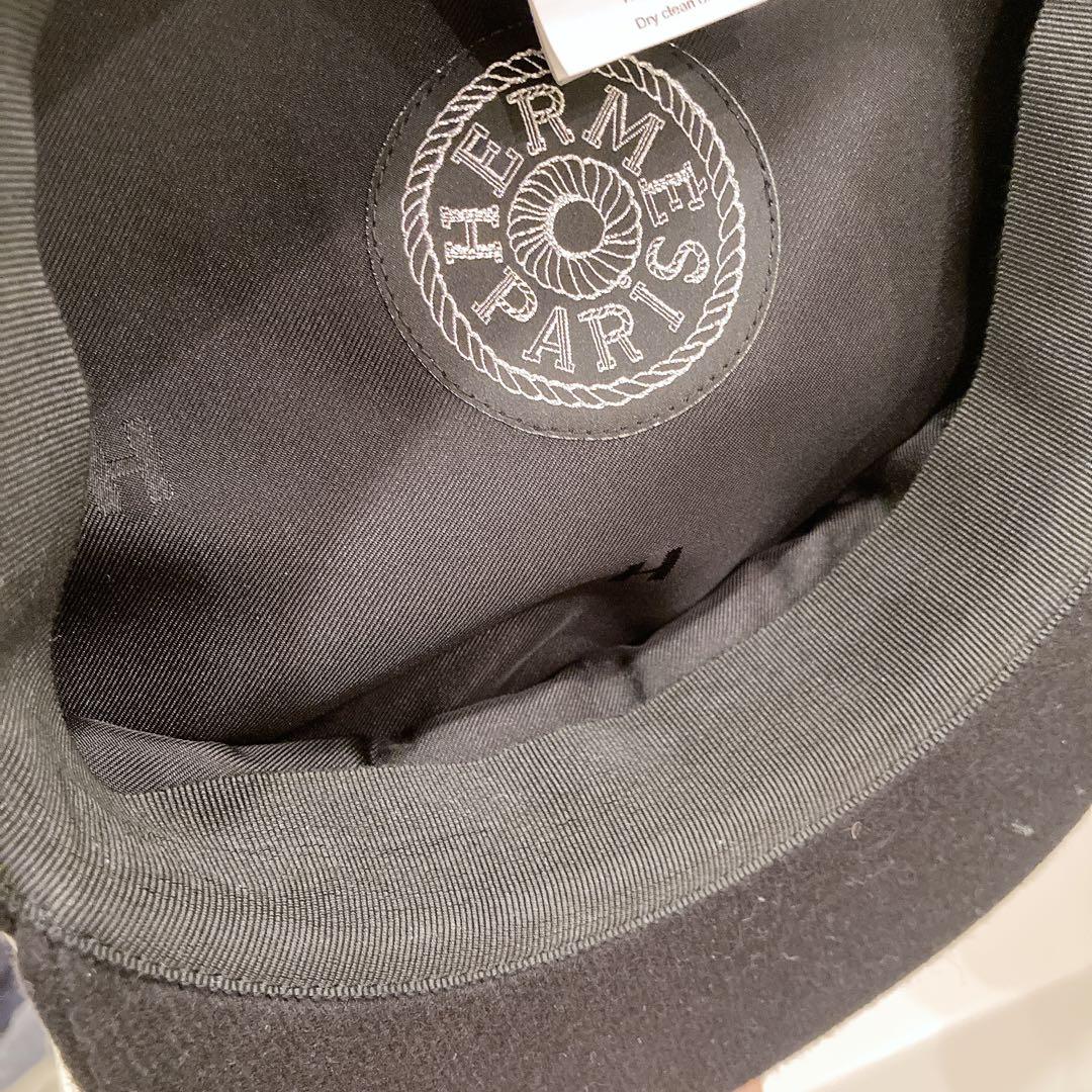 【美品】エルメス キャスケット ブラック 59