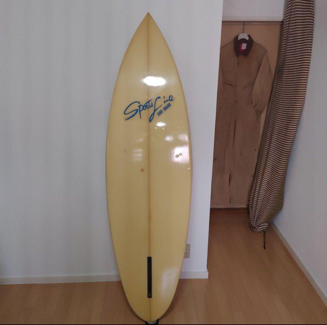 オールド レトロ ヴィンテージ ショートボード シングルフィン ケース付き