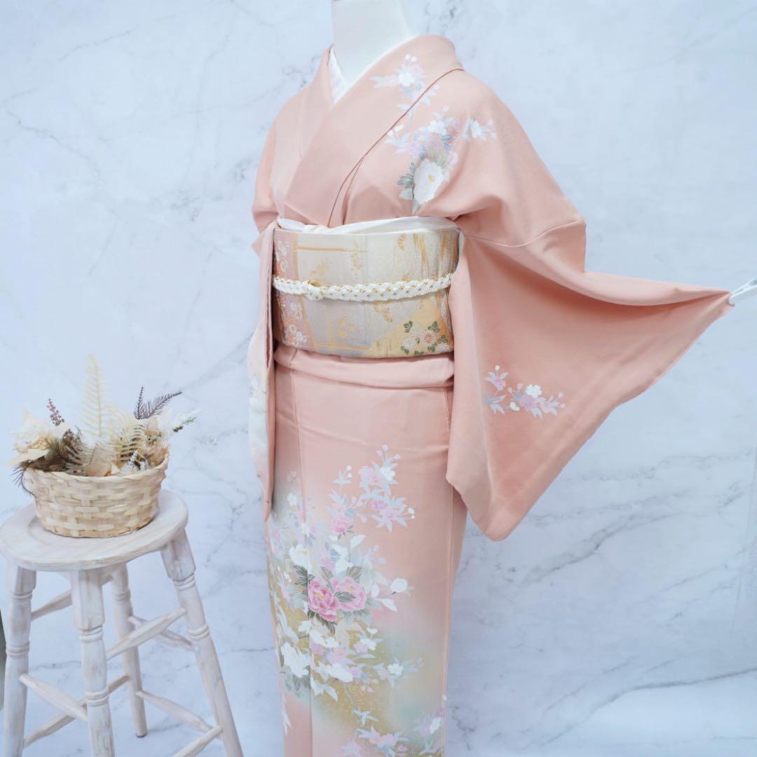 訪問着 フルセットa519卒業式　入学式　お宮参り　七五三　結婚式