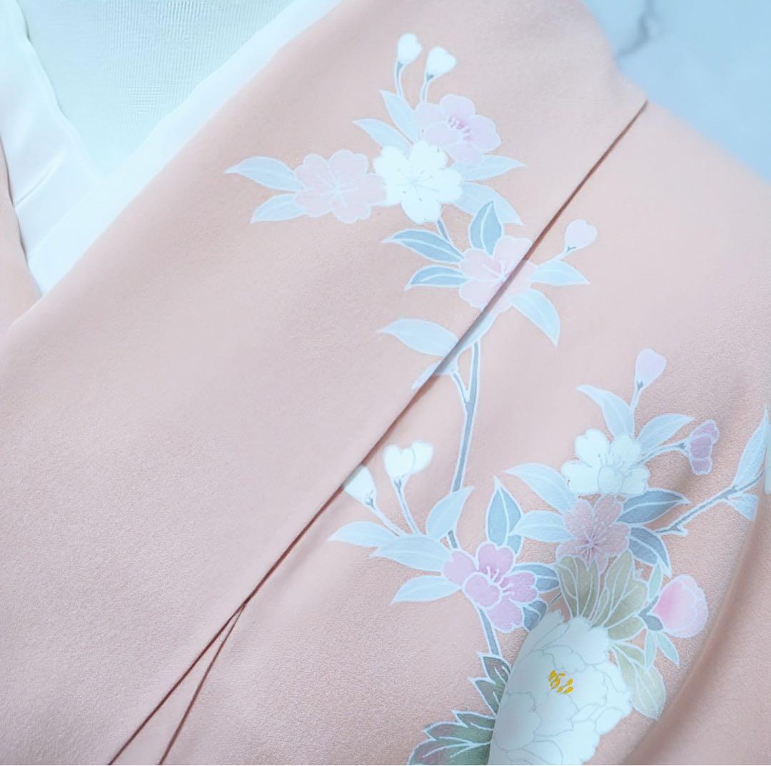 訪問着 フルセットa519卒業式　入学式　お宮参り　七五三　結婚式