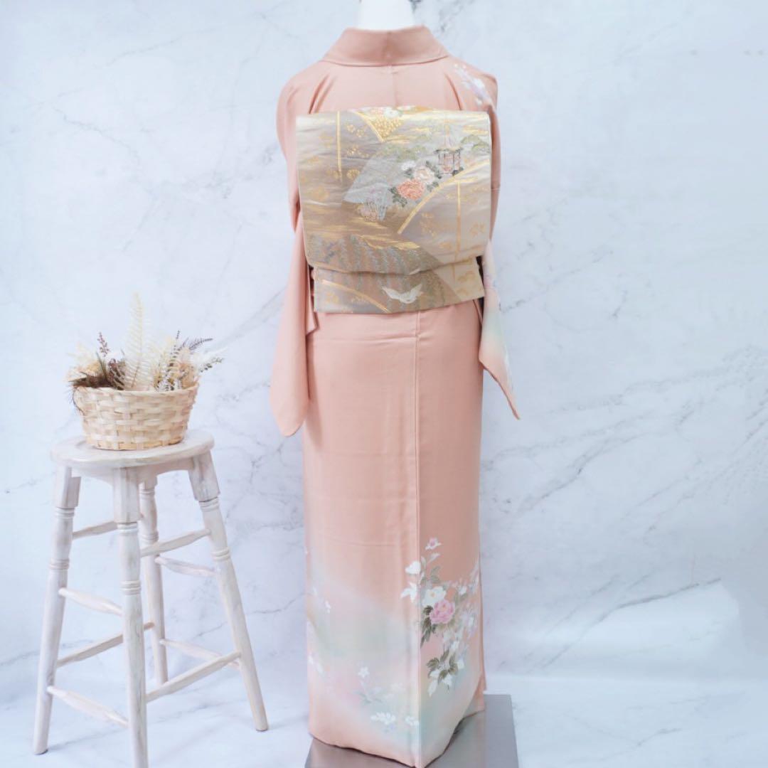 訪問着 フルセットa519卒業式　入学式　お宮参り　七五三　結婚式