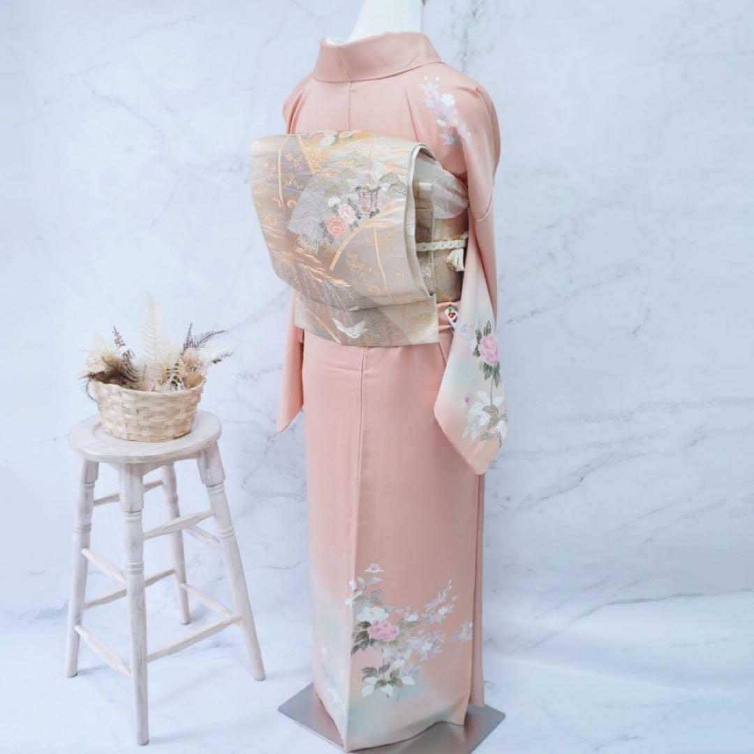 訪問着 フルセットa519卒業式　入学式　お宮参り　七五三　結婚式