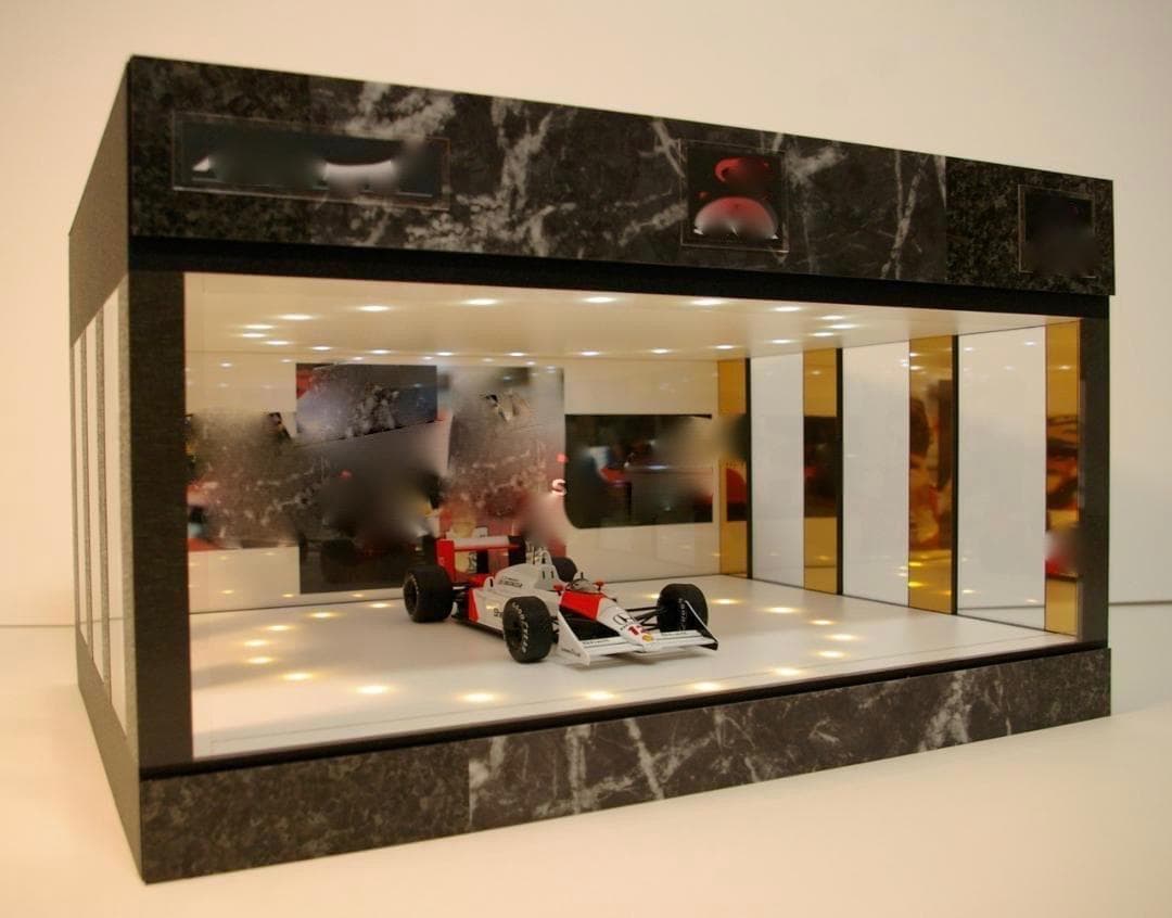 taオーダー品・ディスプレーBOX・スタイリッシュジオラマ