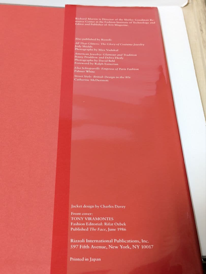 【英語版】「ファッションとシュルレアリスム」リチャード・マーティン 著　洋書