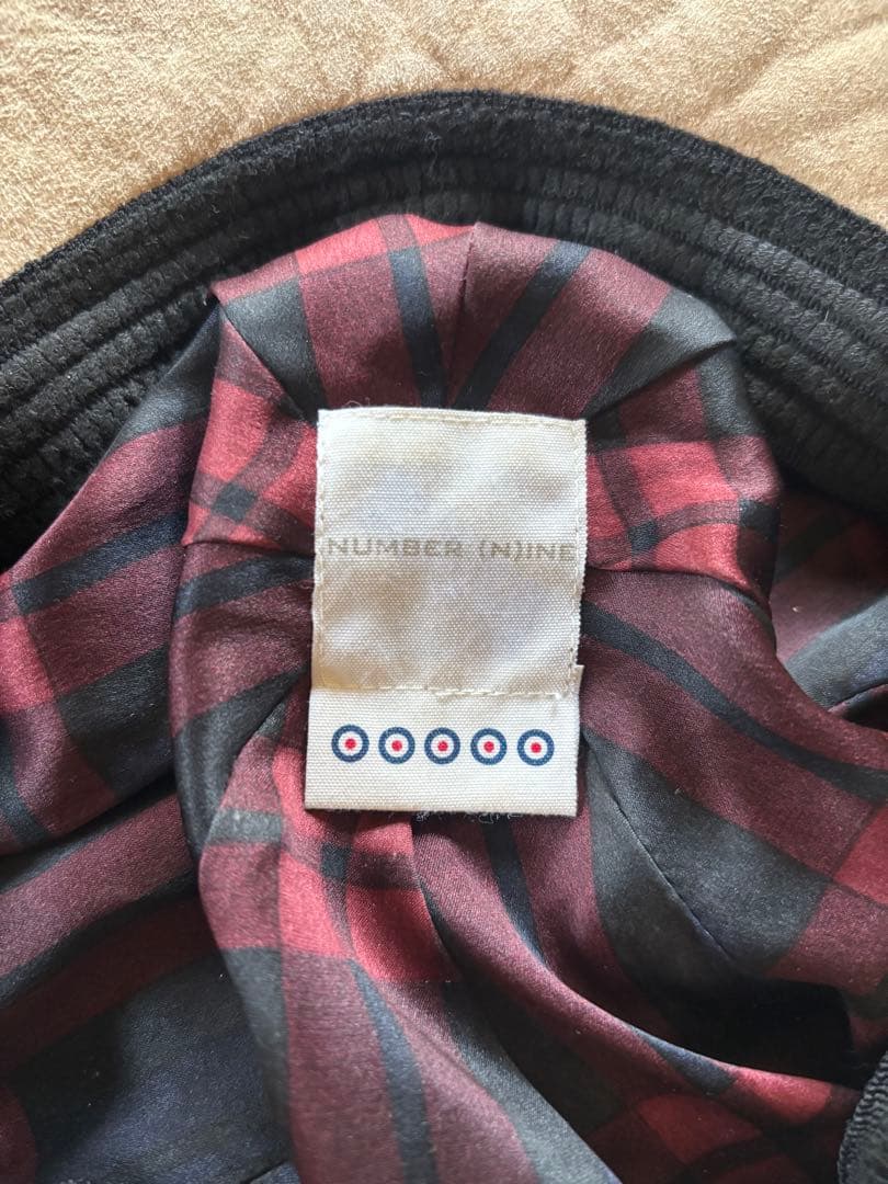 美品　NUMBER (N)INE　ナンバーナイン　レザーキャスケット　ビンテージ