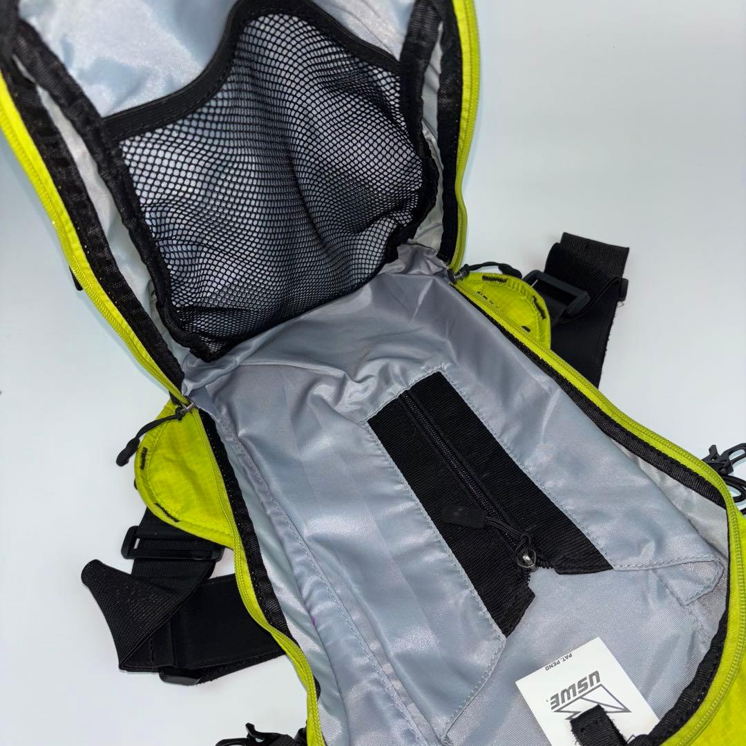 美品✨USWE AIR BORNE9 サイクルバッグ リュック 超軽量 イエロー