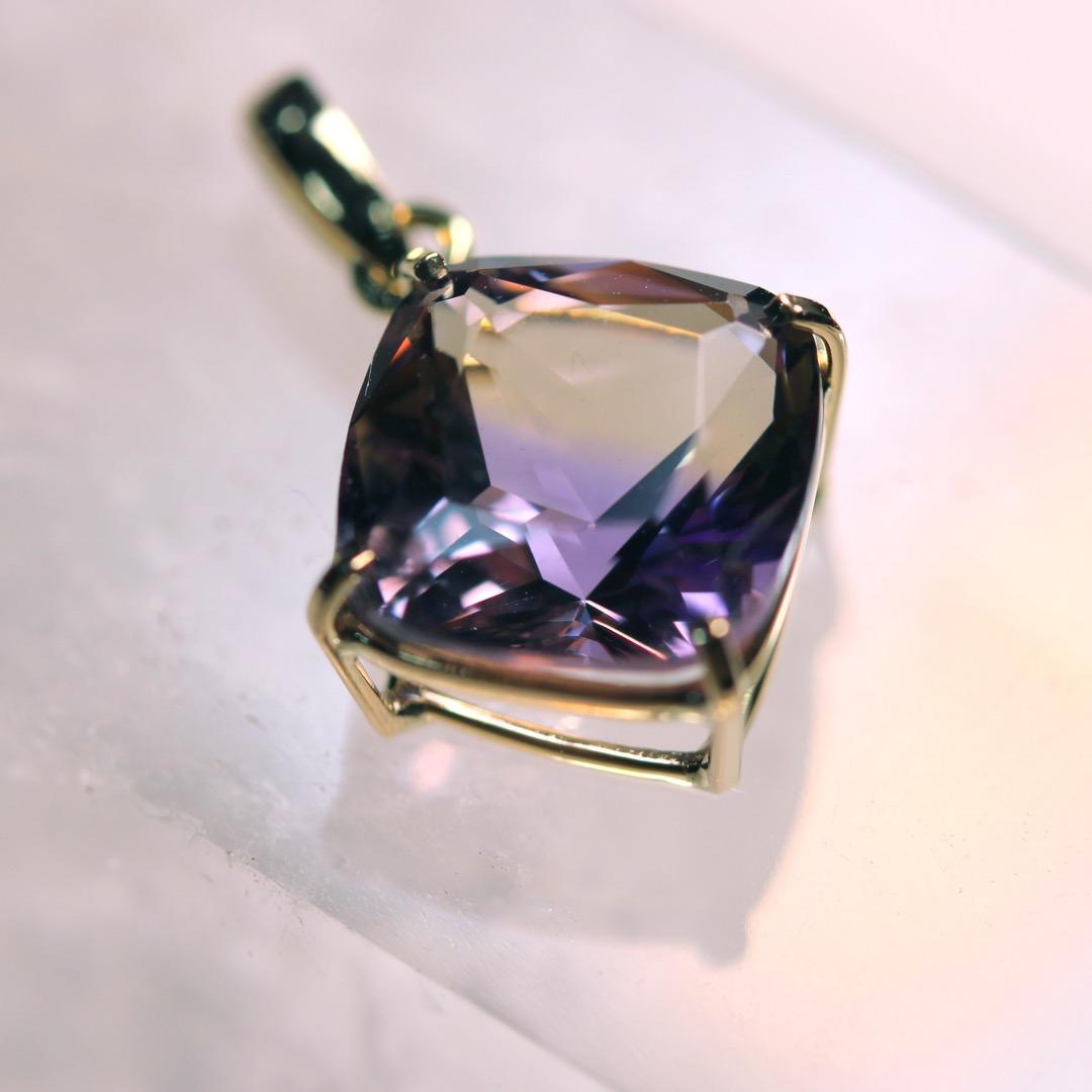 アメトリン K18ペンダントトップ