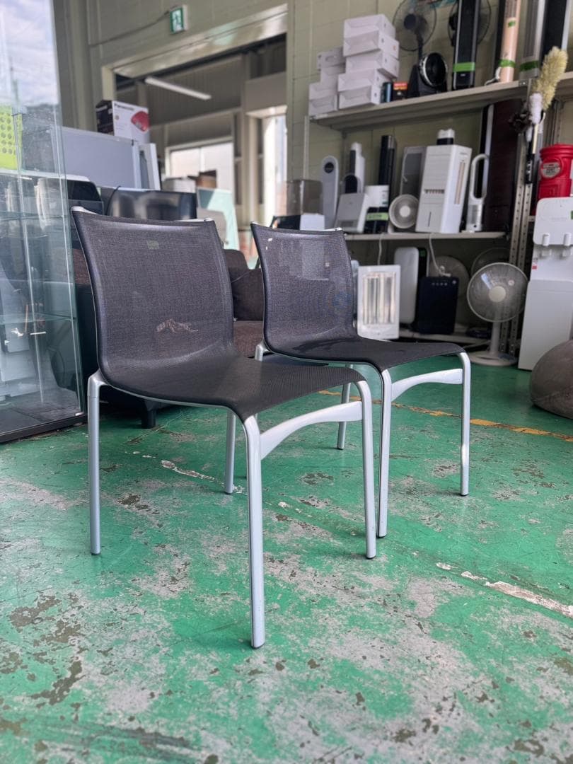 Alias メッシュチェア ブラック 2脚　49