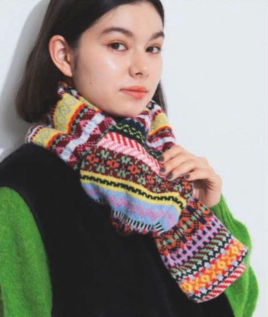 新品　ROBERT MACKIE×BEAMS BOY 別注マフラー