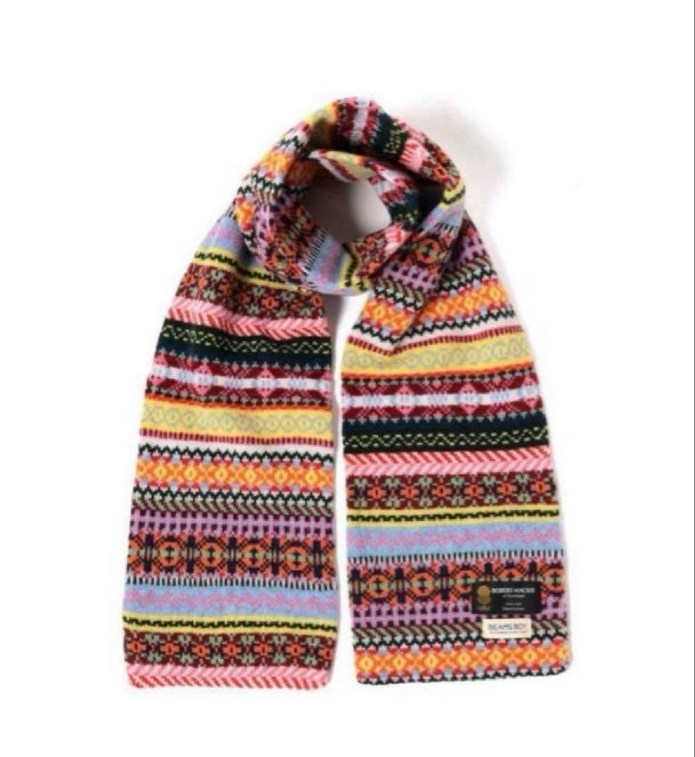 新品　ROBERT MACKIE×BEAMS BOY 別注マフラー