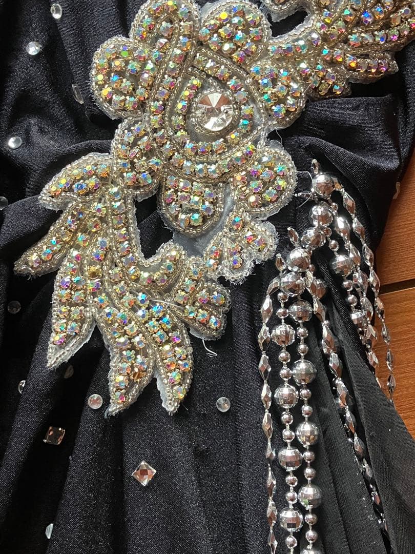 《ベリーダンス衣装 スカート》 ブラック