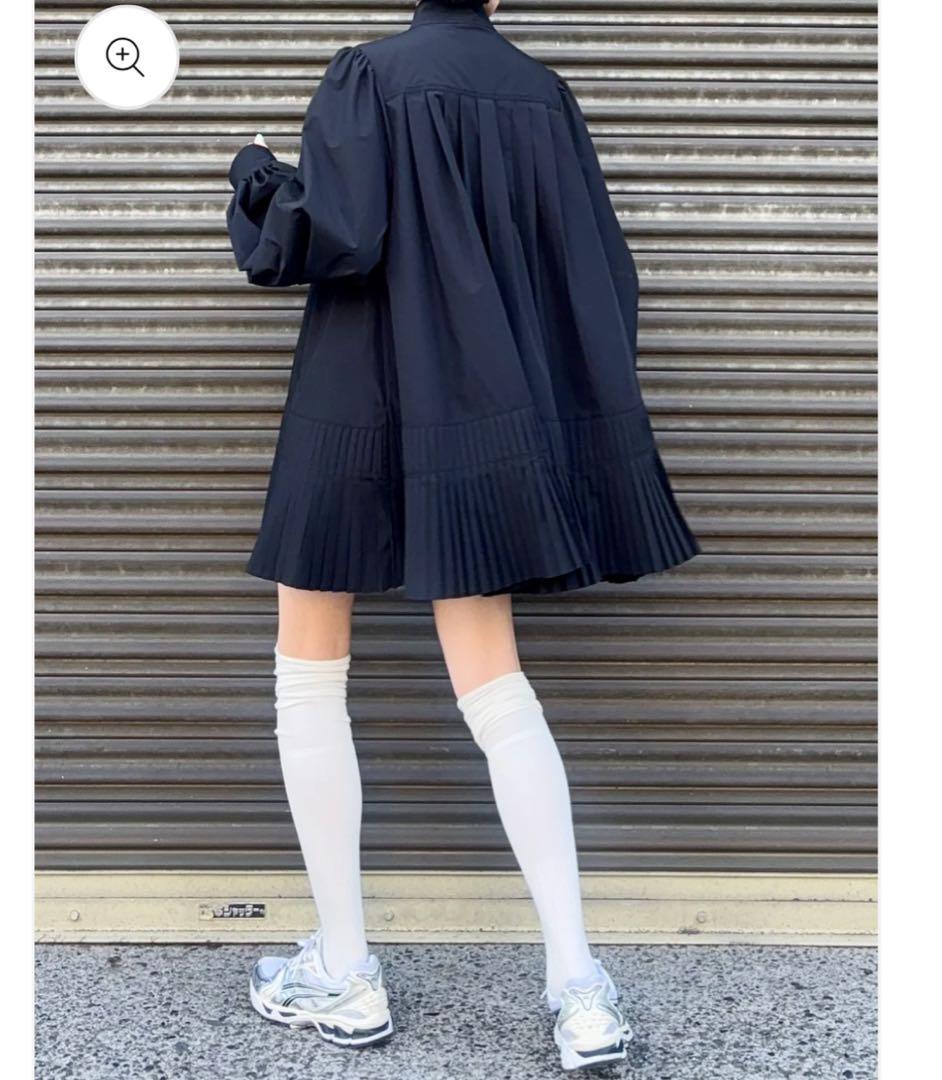 新品未使用❣️Toh トー プリーツワンピース プリーツドレス 黒