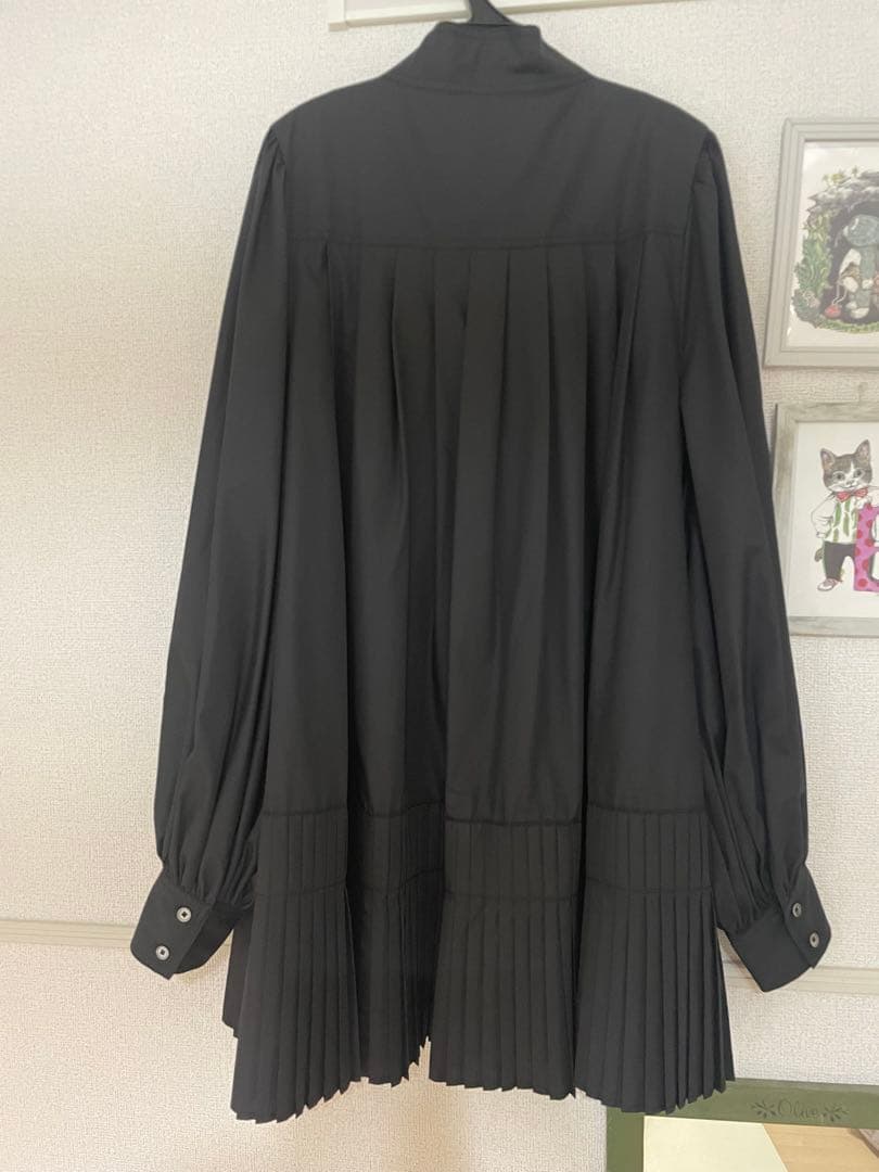 新品未使用❣️Toh トー プリーツワンピース プリーツドレス 黒