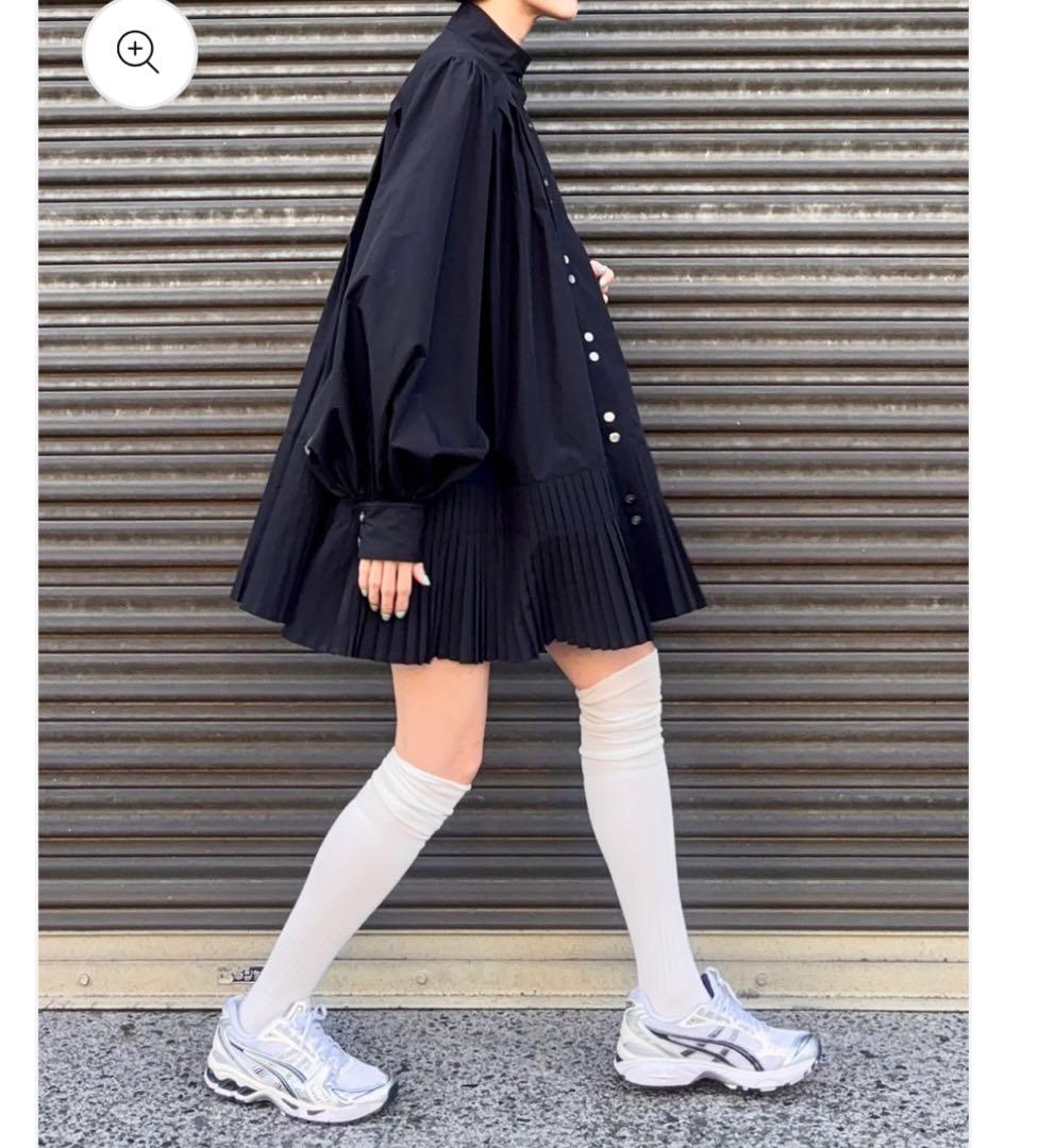 新品未使用❣️Toh トー プリーツワンピース プリーツドレス 黒