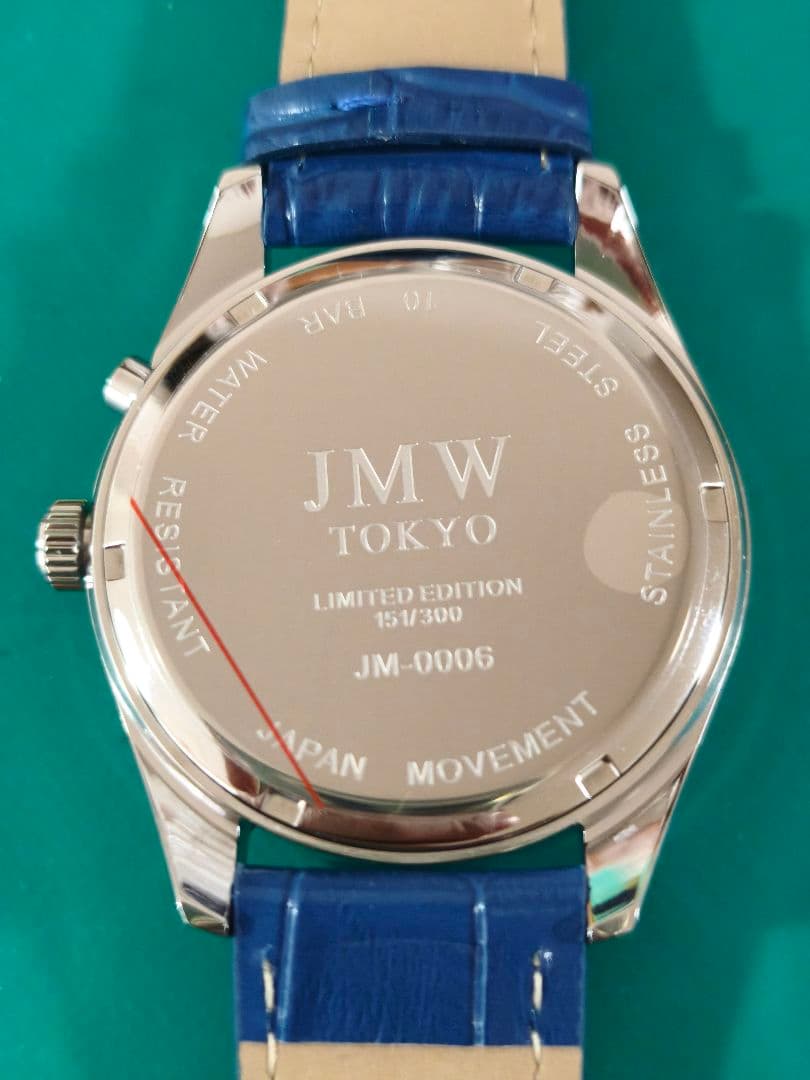 【JMW TOKYO】シチズン製ムーブメント ムーンフェイズ 100m防水 新品